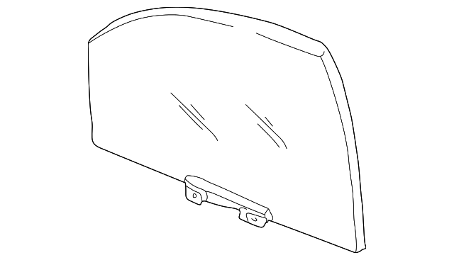 68059648AA Деталь DOOR GLASS, RIGHT