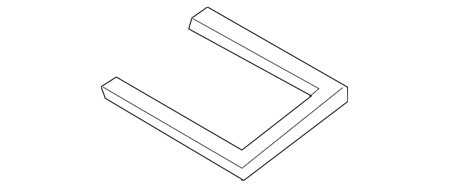 97165-B2010 UPPER SEAL, RIGHT