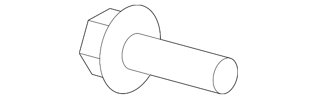 6505598AA LOWER HINGE SCREW, LEFT