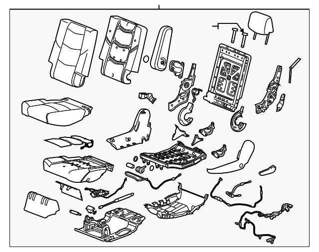23293817 Деталь SEAT ASSY
