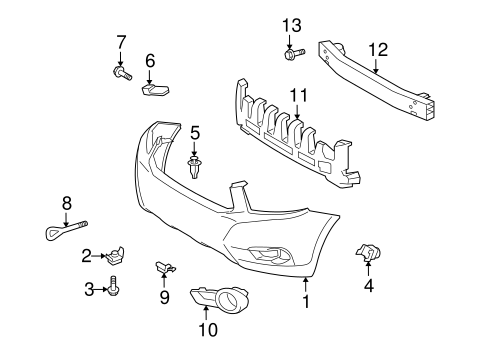 Highlander BUMPER & COMPONENTS - FRONT