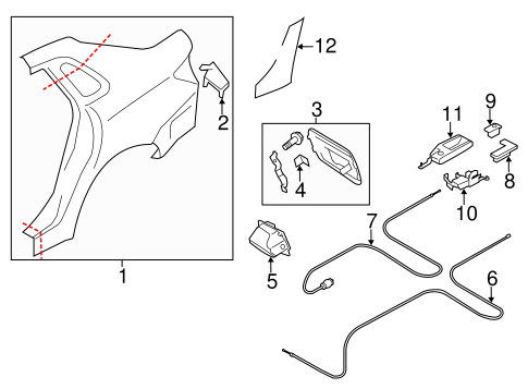 Impreza FUEL DOOR