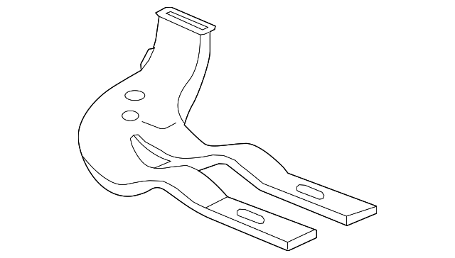 13372443 Деталь REAR DUCT, LEFT