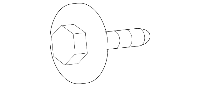 6507843AA Деталь HEADLAMP ASSY MOUNT BOLT, LEFT