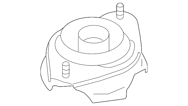 SU003-00383 Деталь UPPER MOUNT, LEFT