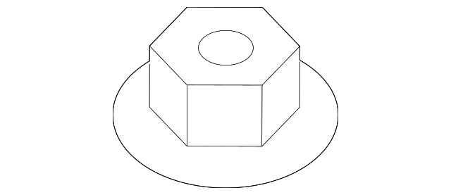 SU003-02869 Деталь TOP NUT, LEFT