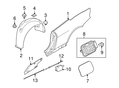M6 QUARTER PANEL & COMPONENTS 2