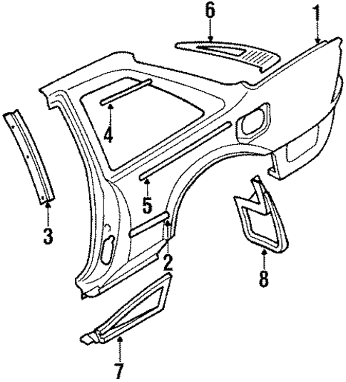 Corolla QUARTER PANEL