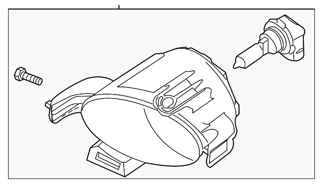 26155-ZM70A Деталь FOG LAMP ASSY, LEFT