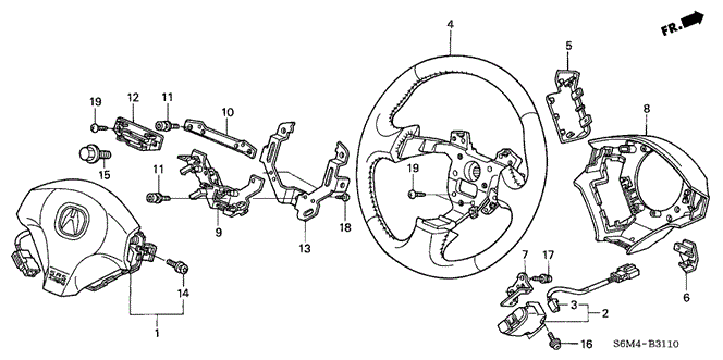 RSX STEERING WHEEL (SRS)