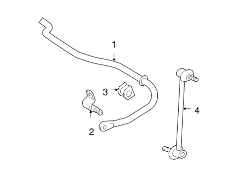 RX350 STABILIZER BAR & COMPONENTS 2