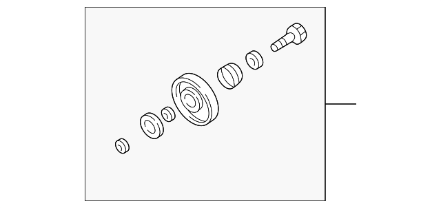 11925AR000 Деталь IDLER PULLEY