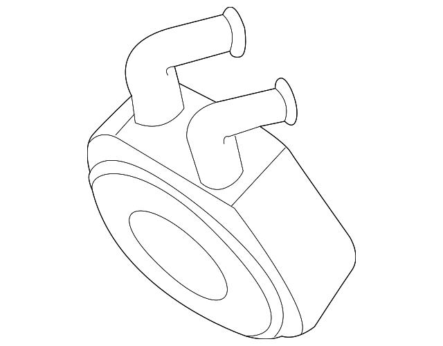 AJ51-14-700 Деталь OIL COOLER ASSY