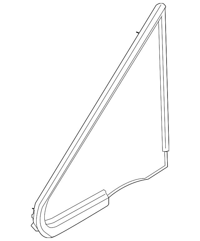 76821-ED500 Деталь FIXED GLASS, LEFT