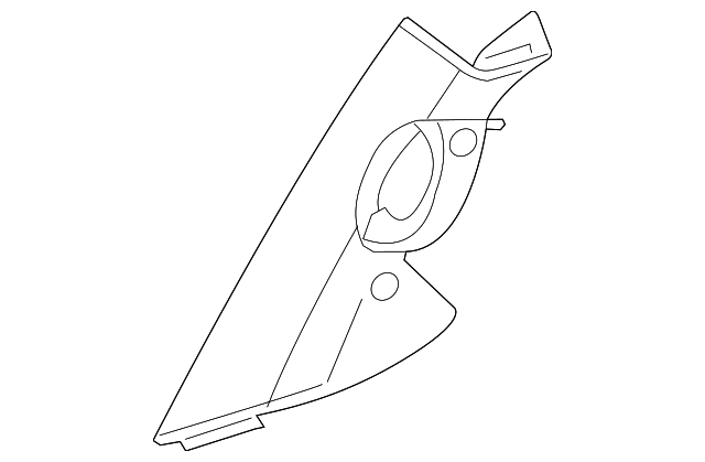 5JY55BDXAD Деталь WNDSHLD PLR TRIM, LEFT