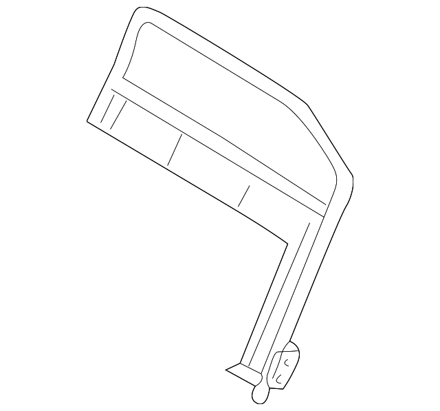 71017-35070 Деталь SEAT BACK FRAME