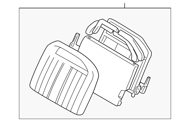 71480-35670-B0 Деталь SEAT BACK ASSY
