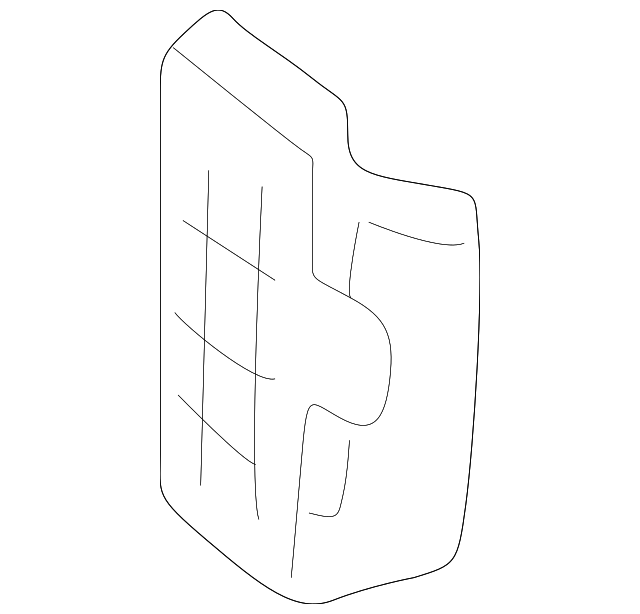 4575604AF Деталь STRIKER RETAINER, RIGHT