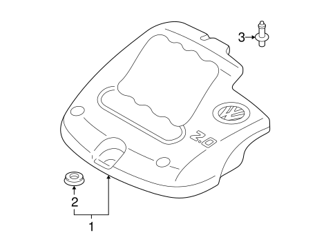 Beetle ENGINE APPEARANCE COVER