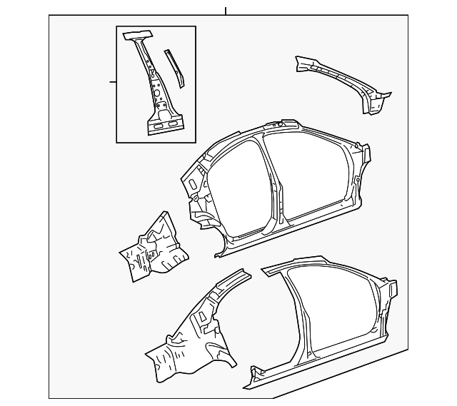 5019353AH Деталь UNISIDE ASSY, LEFT
