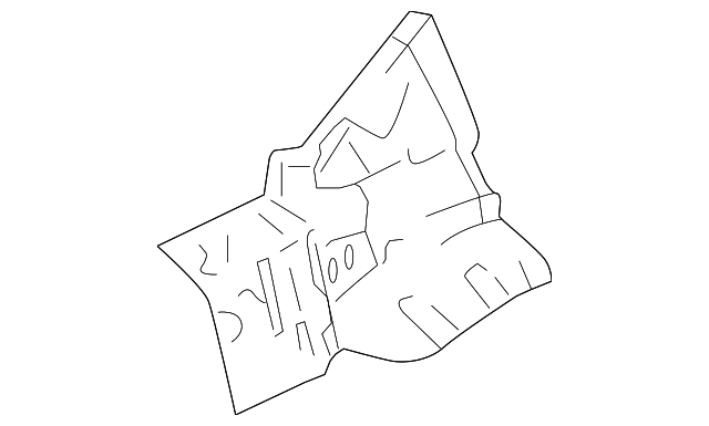 4814843AF Деталь APRON PANEL, LEFT
