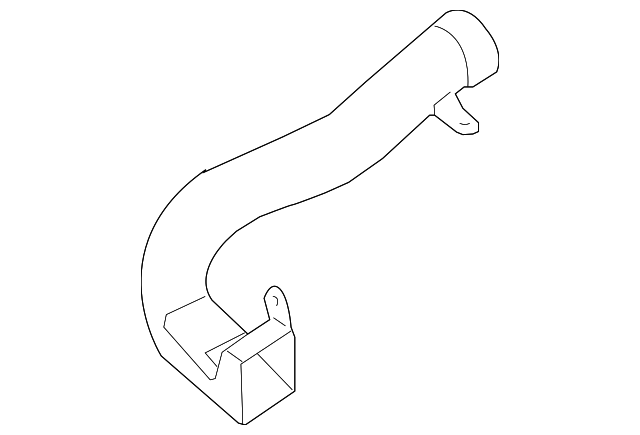 278709FD0A Деталь SIDE DUCT, LEFT