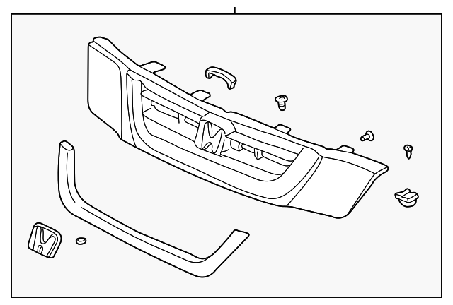 75100-S10-610ZA Деталь GRILLE ASSY., FR. *B84P* (SUPER MARINE B