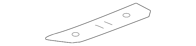92219100 OUTER ROCKER PNL INSULATOR, LEFT