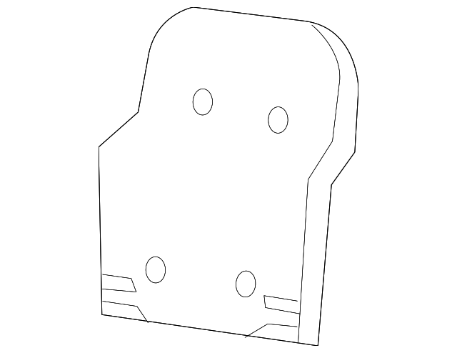 12454608 Деталь PROTECTOR, LEFT