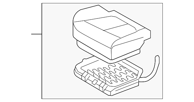 89200-0W010-J9Y SEAT CUSHION, RIGHT