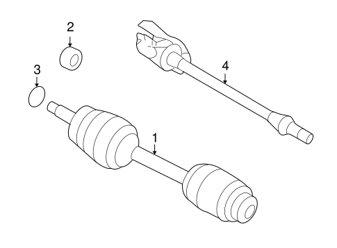 Santa Fe DRIVE AXLES