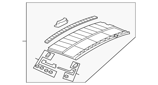1Q0-871-943-D-88U Деталь SUNROOF TRIM