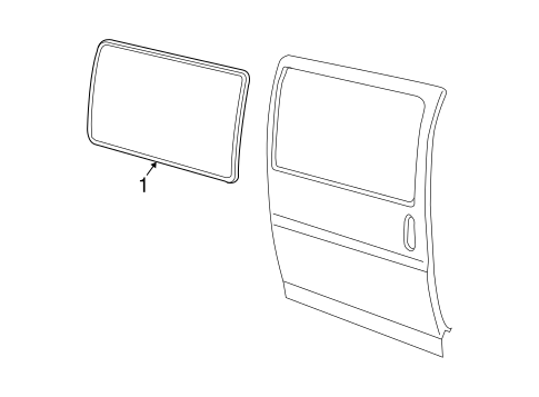 Express 1500 GLASS - SIDE DOOR