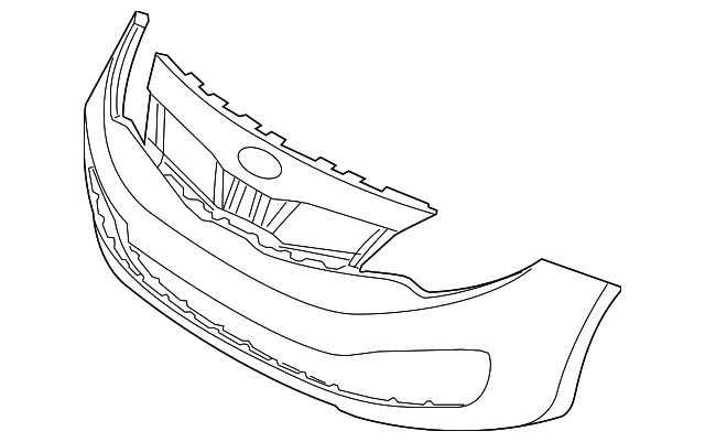 86511-1W000 Деталь BUMPER COVER