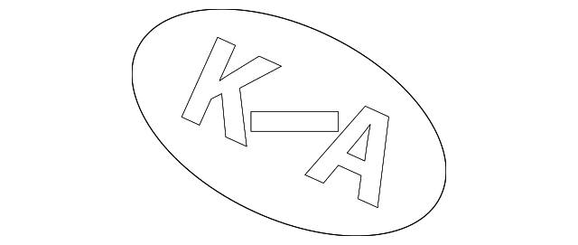 86320-1W100 Деталь EMBLEM