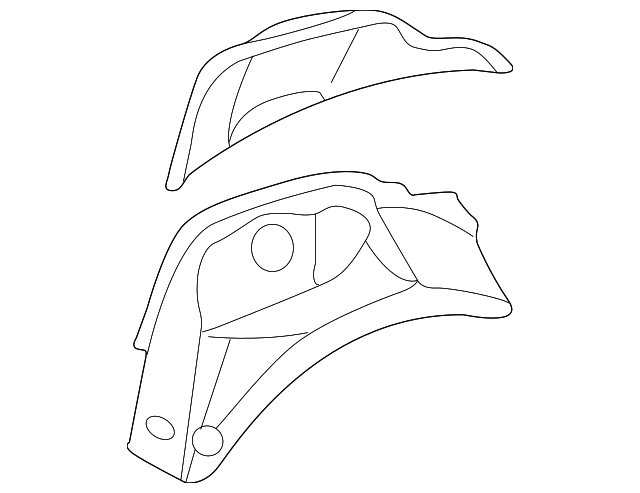 41-14-7-035-343 Деталь WHEELHOUSE ASSY, LEFT