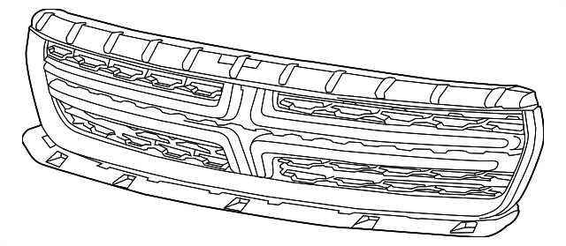 5PP34SZ7AB Деталь UPPER GRILLE