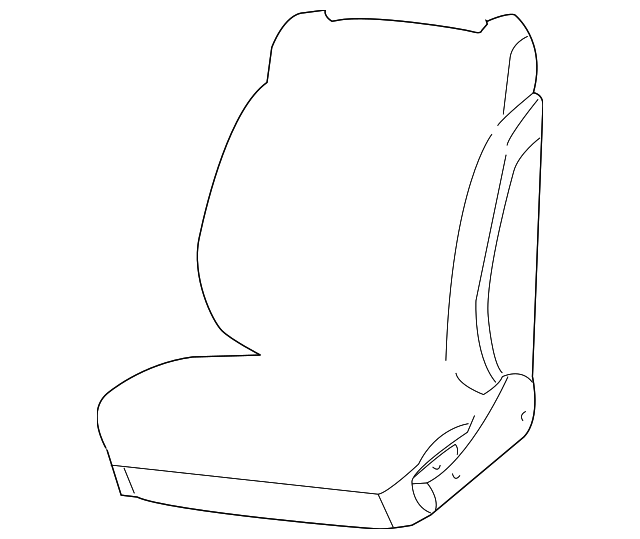 WV141DVAA Деталь SEAT BACK, RIGHT
