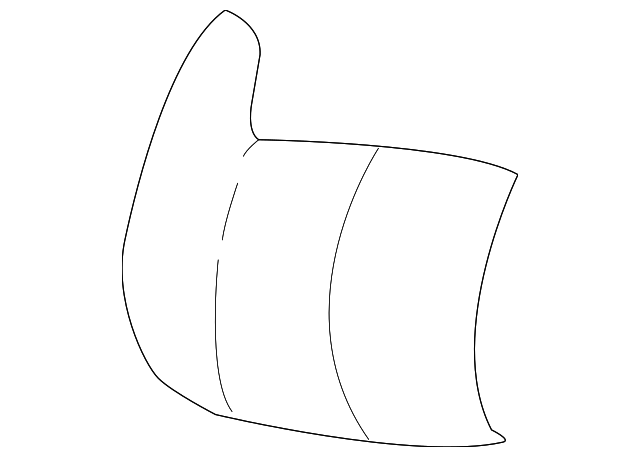YH821L5AA Деталь SEAT BACK COVER, RIGHT