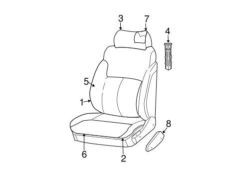 Neon FRONT SEAT COMPONENTS