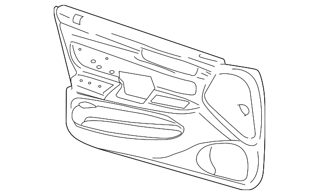 88890744 DOOR TRIM PANEL, RIGHT