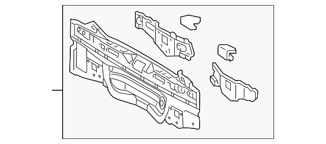 58307-47060 Деталь REAR BODY PANEL