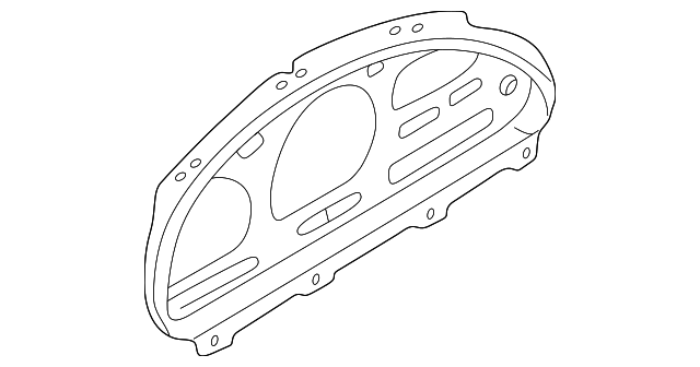 24812-0B000 Деталь GAUGE BEZEL