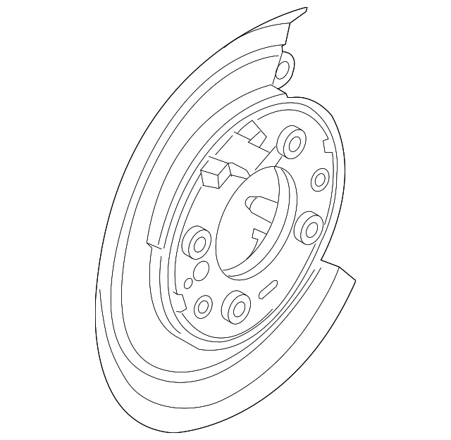 DC3Z-2B636-A SPLASH SHIELD, RIGHT