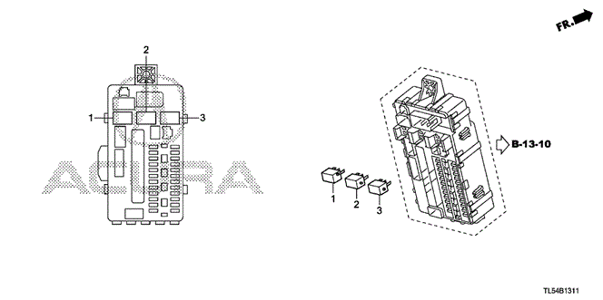 TSX 5-DOOR CONTROL UNIT (CABIN) (2)