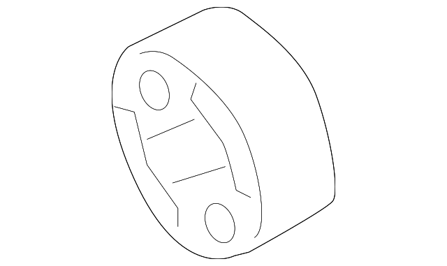 19316299 Деталь CENTER MUFFLER INSULATOR