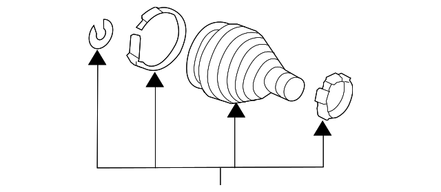 44018-TR4-A91 Деталь BOOT SET, OUTBOARD