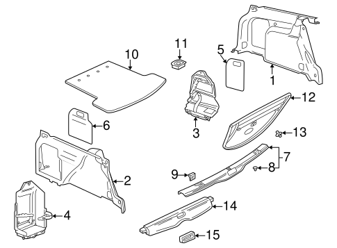 Passat INTERIOR TRIM - REAR BODY 8