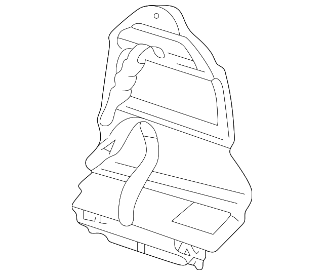 3B9867706DB41 Деталь STORAGE POCKET, RIGHT