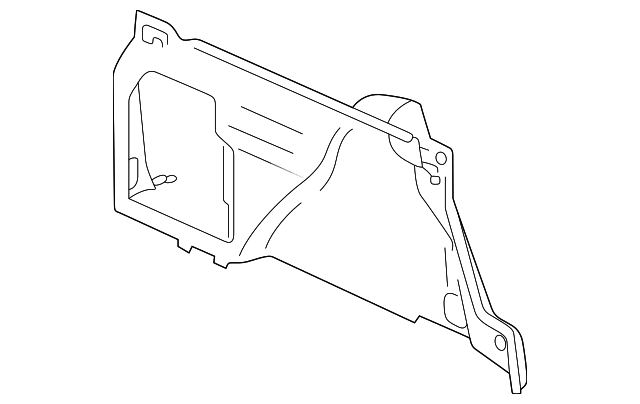 3B9-867-429-N-Q70 Деталь TRUNK SIDE TRIM, LEFT